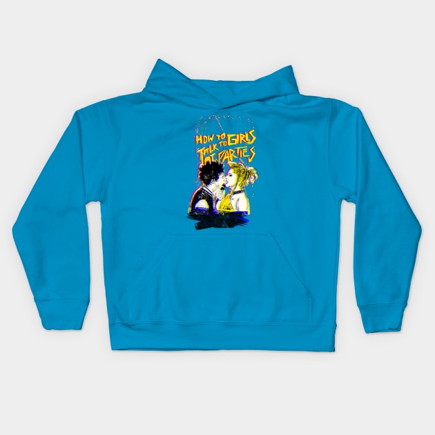 How to talk to girls at parties Kids Hoodie by aLouro